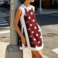 thumbnail image 6 of Short Sets Women 2 Piece Outfits Summer Crew Neck Tank Top and Shorts Set Sleeveless Cute Matching Sets Lounge Wear Wine XL, 6 of 7