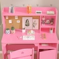 thumbnail image 3 of Eastvita Desk Chair Set Comes with Hutch, 3 of 4