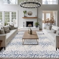 thumbnail image 3 of Abstract Blue Large Area Rugs 5x8 ft Tree Branch Pattern Washable Rug Non Slip Indoor Carpet Absorbent Floor Mat for Living Room Bedroom Dining Room, 3 of 9