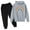 Grey-a, variant on Shadoumai Hoodie Set For Teen Girls Sweatsuits 2 Piece Outfits Oversized Hoodie And Sweatpants Set Preppy Clothes