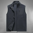 thumbnail image 2 of Lixiuxyad Casual Loose Men And Women Solid Casual Stand Up Collar Vest Sleeveless Jacket Gray, 2 of 6
