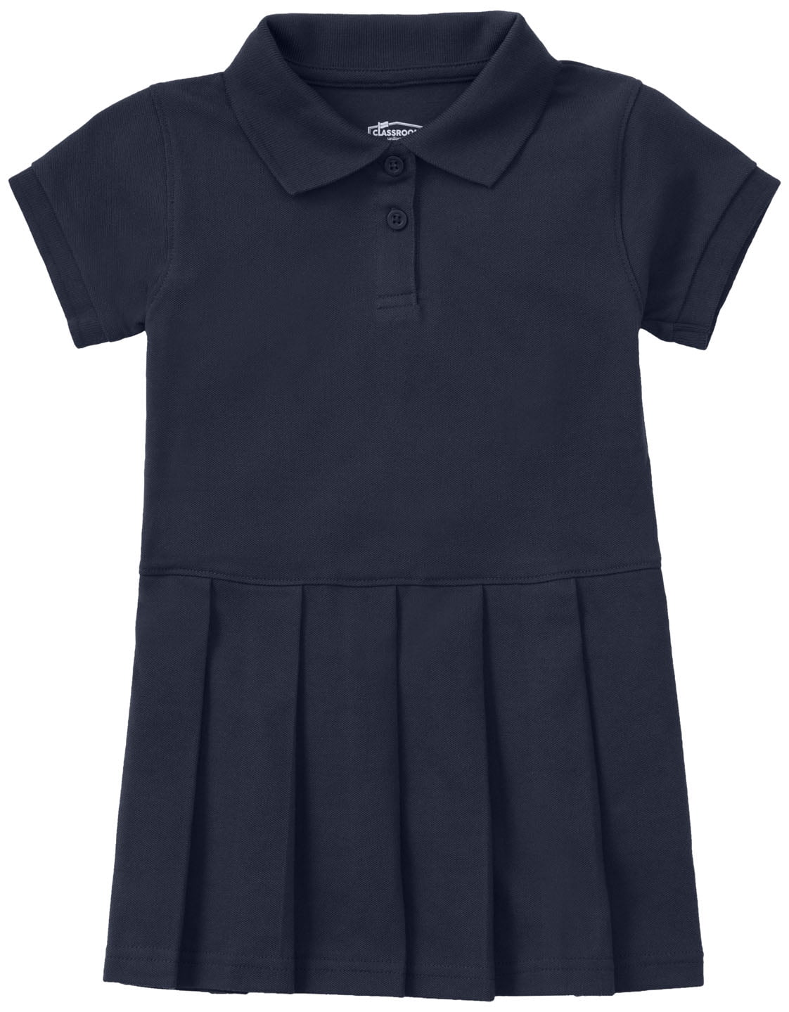 Classroom School Uniforms Toddler Pique Polo Short Sleeve Dress 54120