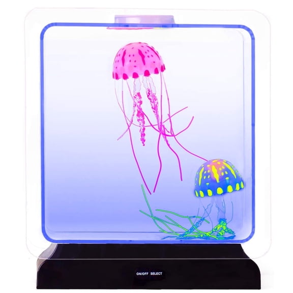 Playlearn Jellyfish Tank Lamp with LED Color Changing Light for Children Kids Stuff
