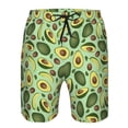 thumbnail image 4 of Kdxio Avocado With Seeds Pattern Mens Casual Shorts - Drawstring Summer Beach Sports Shorts for Men, 4 of 9