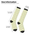 thumbnail image 5 of Daiia Sports Socks Rabbit With Tie Printed Novelty Crew Socks for Men Women Knee High Socks Cotton Socks Soft & Breathable Support Unisex Socks, 5 of 9