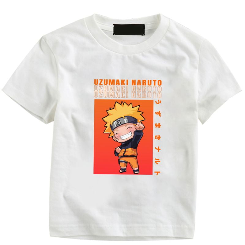 Anime Akatsuki NARUT O Kids Boys T-Shirt Teens Short Sleeve Tees Summer Top Gift 