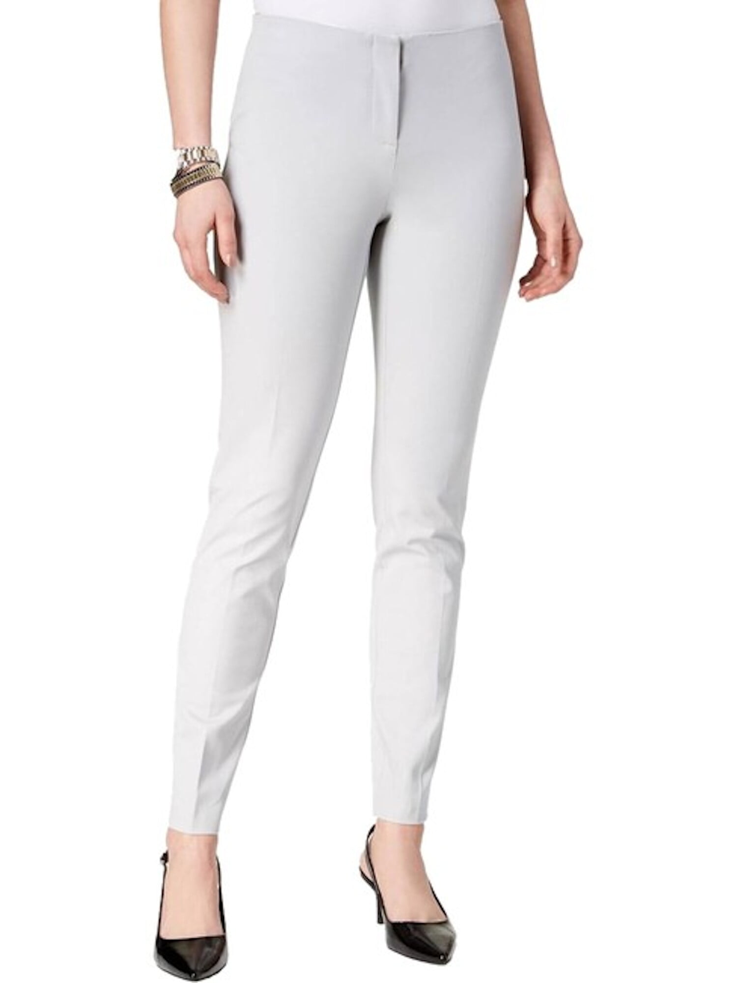 silver skinny pants