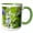 Green/White, variant on 3drose, Washington, Seattle, Flowers, Lavendar Larkspur - Us48 Teg0213 - Terry Eggers, 11oz Two-tone Red Mug