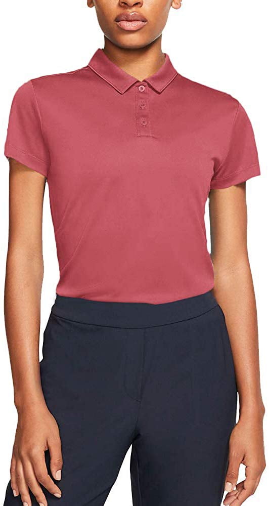 nike women's dry short sleeve golf polo