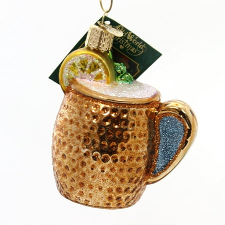 Old World Christmas MOSCOW MULE MUG Glass Vodka Spicy Beer Lime (Best Vodka Brand For Moscow Mule)