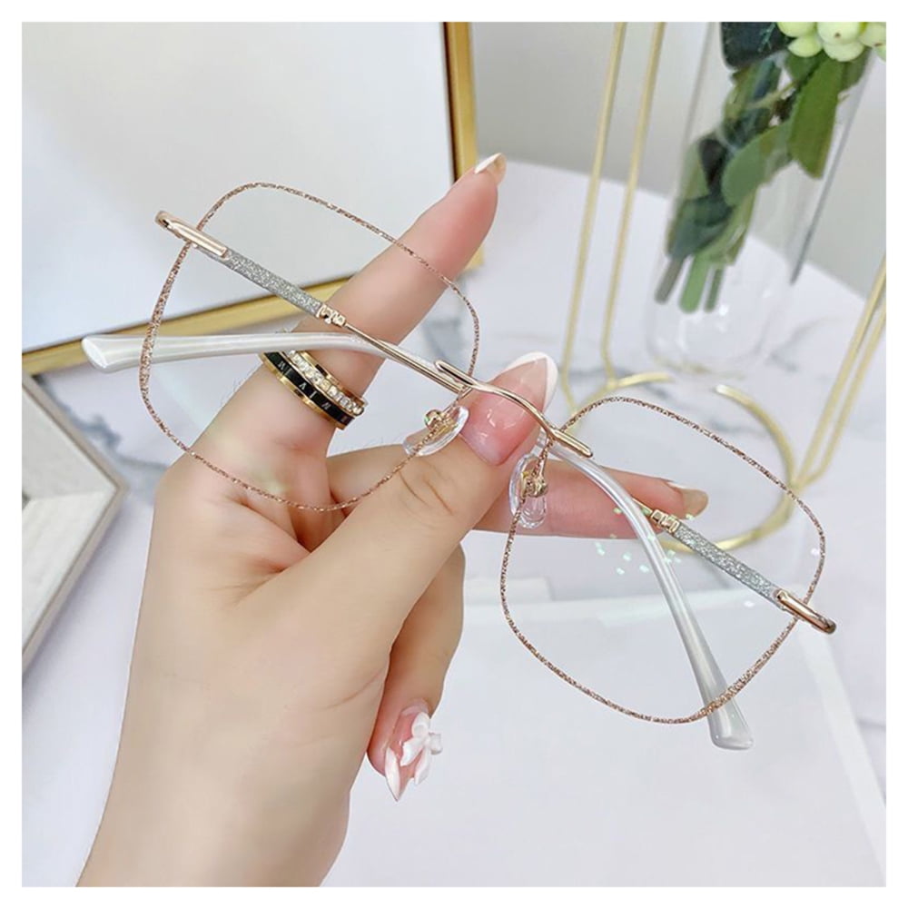 Antifatigue Glasses Fashion Style For Cusual Gold