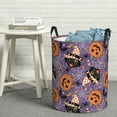 thumbnail image 6 of Goofa Vintage Halloween Black Cat Printed Circular Hamper,Laundry Basket with Handles,Storage Baskets Foldable,Large Capacity Laundry Hamper-Medium, 6 of 6