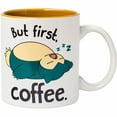 thumbnail image 2 of PokÃ©mon Snorlax But First Coffee 20z Ceramic Mug, 2 of 4