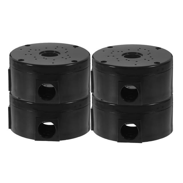 WEUVEB 4Ud Soporte Flexible Para Cámara De Seguridad Con Caja De Organización Cableada Y Montaje En Pared