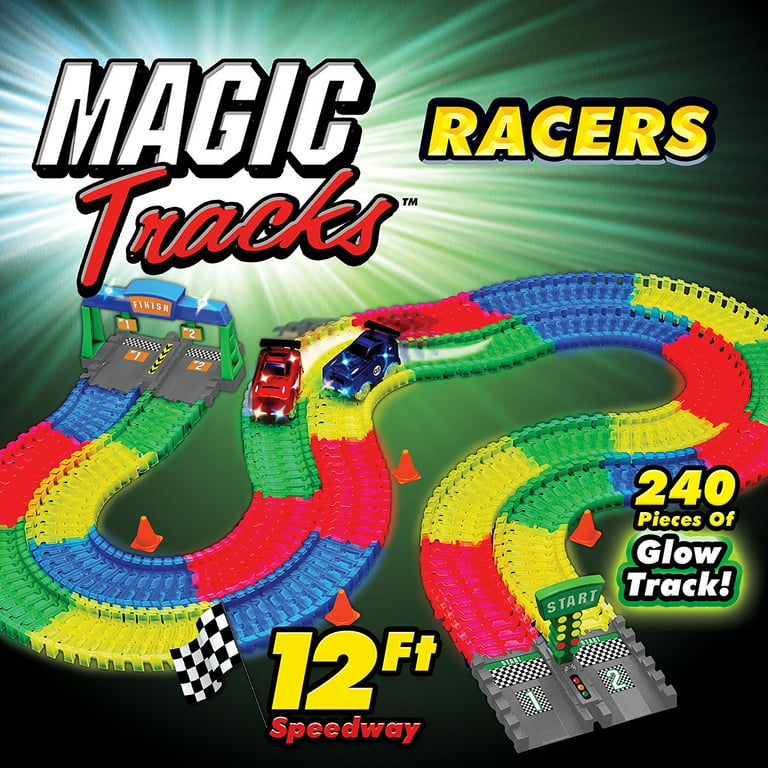 Magic Tracks Glow In The Dark Race Track - Power Townsend Company
