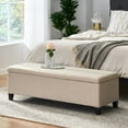 thumbnail image 5 of Dasun Storage Ottoman, Light Beige, 5 of 5