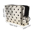 thumbnail image 3 of 1 Pc Bolsa de Cosméticos de Malla para Mujeres para Actividades al Aire Libre Viaje de Negocios Nylon Beige-Pequeña, 3 of 3