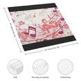 thumbnail image 3 of Musical Notes Floral Design Polyester Cloth Napkins for Hotel, Home, Banquet Atmosphere Embellishment | Washable Party Dinner Decoration Napkins | Gift, 3 of 7