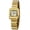 Gold, variant on Gold Watches for Women, Square Dainty Ladies Analog Quartz Watch with Roman Numeral, Stainless Steel Bracelet Watch, Classic Waterproof Women Wristwatch Gift, Gold