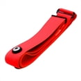 thumbnail image 1 of Correa de Pecho con Monitor de Frecuencia Cardíaca Bluetooth. Seguimiento Cómodo y Preciso de la Frecuencia Cardíaca para Entrenamiento y Ejercicio. Color Rojo., 1 of 6