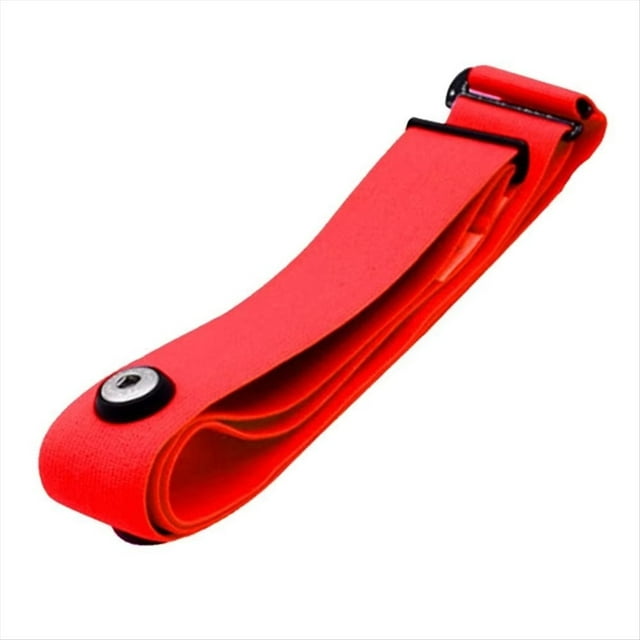 Correa de Pecho con Monitor de Frecuencia Cardíaca Bluetooth. Seguimiento Cómodo y Preciso de la Frecuencia Cardíaca para Entrenamiento y Ejercicio. Color Rojo.