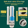 thumbnail image 1 of Split Toilet Drain Valve Two-Button Toilet Water Outlet Valve Dual Flush Fill Water Tank Accessories, 1 of 7