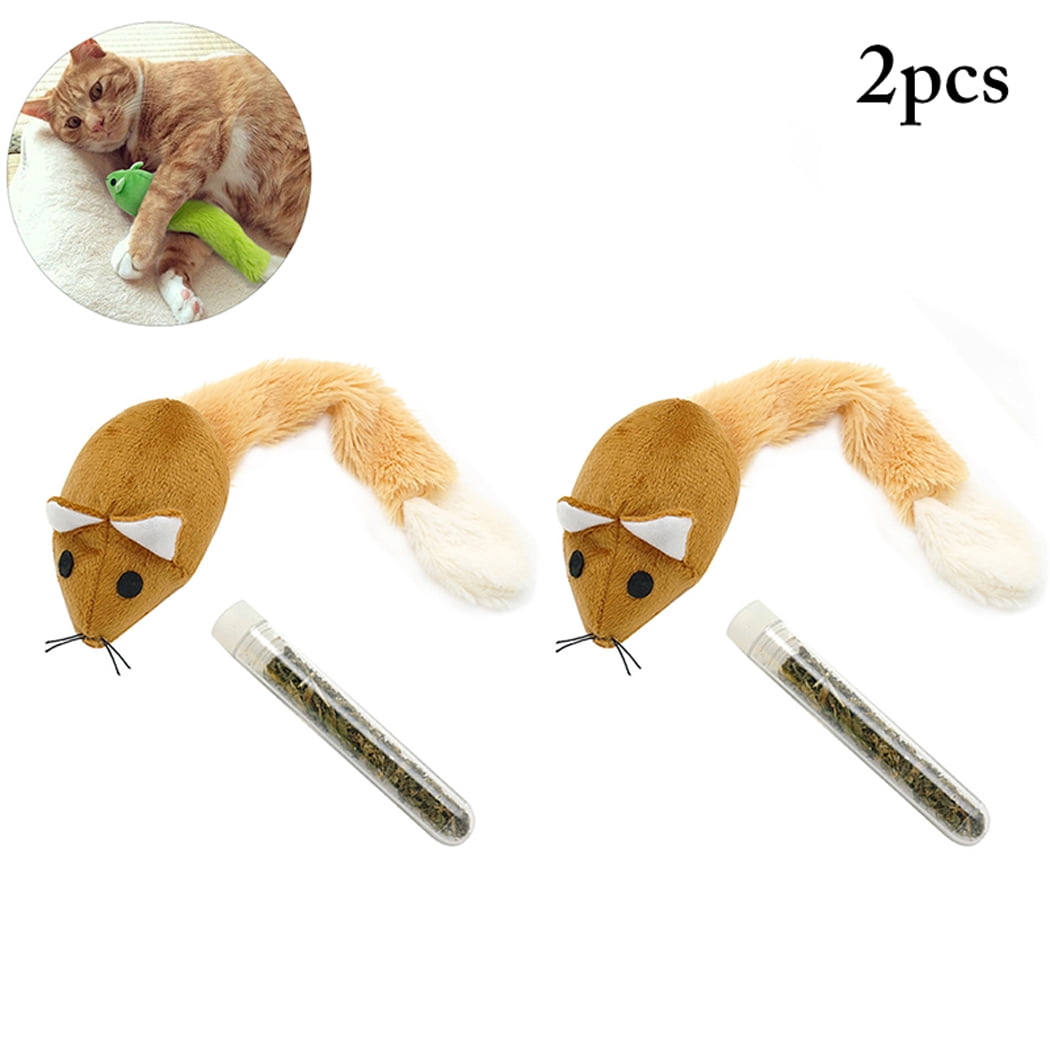 2pcs Cataire Jouet Belle Peluche Chat Souris Jouet Pet Jouet Interactif Chat Morsure Jouet Walmart Canada