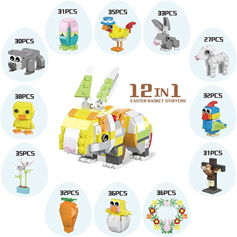 Loz Silan Easter Bunny Building Kit - Kids Easter Toy Gift, Easter  Astronaut Bunny or Easter Basket Stuffed Toy, Easter Bunny Building Blocks,  Kids Animals Building Blocks (710PCS) : : Toys