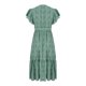 thumbnail image 5 of Vestido de Manga Corta para las Mujeres, Cintura Elástica Vestido de Playa de Verano de Gasa con Doblado de Línea, Casual Y Fluido, 5 of 6