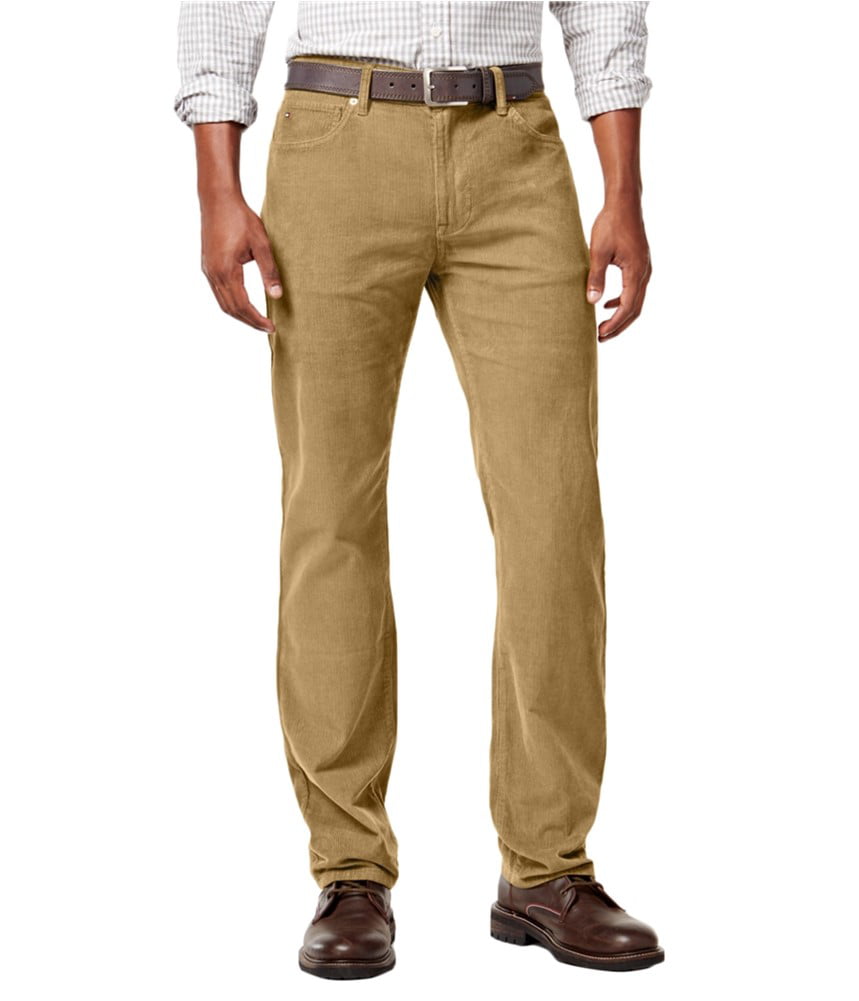 Tommy Hilfiger Mens Straight-Fit Graham Casual Corduroy Pants - Walmart.com