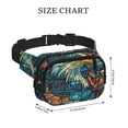 thumbnail image 4 of Bingfone Sac Banane en Verre Teinté Aigle USA pour Femmes Sac de Taille à la Mode avec Sangle Réglable Imperméable Partout Sac Bandoulière pour Entraînement Course Voyage, 4 of 9