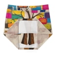thumbnail image 7 of Abstract Geometric Art Women's Shorts Non-Slip Single Pocket A-line Trouser Skirt Summer Shorts Casual Shorts for Women, 7 of 7