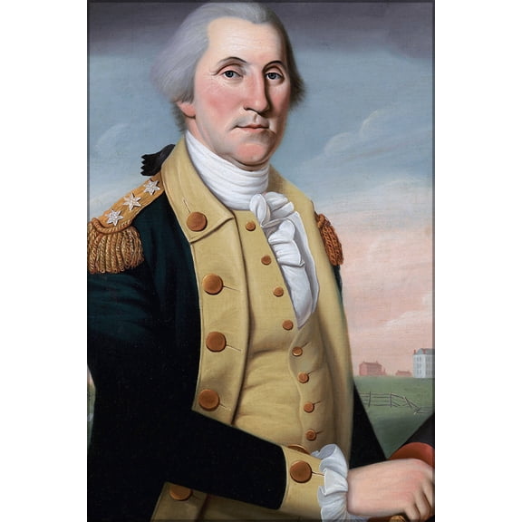 24"x36" Gallery Poster, George Washington at Princeton. by charles peale polk