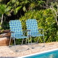 thumbnail image 5 of Matladin Aluminum 2-pack Patio Wedded Lawn Folding Chairs with Detachable Cup Holder,  Lightweight Beach & Lawn Seating for Outdoor Relaxation, 5 of 8