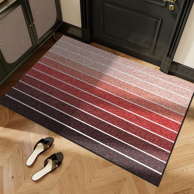 TIMIFIS Bathroom Rugs Entrance Door Carpet Polyester Carpet Bathroom Absorbent Toilet Door Mat Non Slip Easy to Care No Slip Mat Interior Decoration Mat Bath Mat