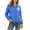 Blue, variant on FAIWAD Rain Jacket Women Sun-Protection Lightweight Zip Up Outdoor Hiking Hooded Windbreaker with Pocket