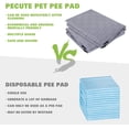 thumbnail image 4 of Almohadilla de entrenamiento para cachorros M/70*50CM 1 unidad, almohadilla de entrenamiento lavable para perros, absorbente, impermeable y antideslizante, reemplazo perfecto para almohadillas desecha, 4 of 5