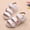 White, variant on RTKFRFLM Girls Princess Beach Sandals Three-Flower Decor Soft Sole Shoes Pink 8-9 Years