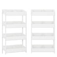 thumbnail image 2 of Fnova 55.1" 4-Tier Storage Shelf, Wooden Kitchen Rack, Fruit & Vegetable Organizer Shelf for Snacks, Kitchen Storage Shelving Unit, 2 of 17