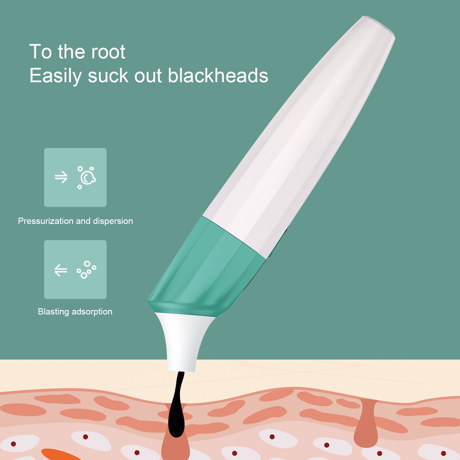 Hesxuno School Supplies Smart Electronics Blackhead Remover With Camera WiFi HD Camera With Facial Pore Extractor WiFi Visible Facial Pore Cleaner