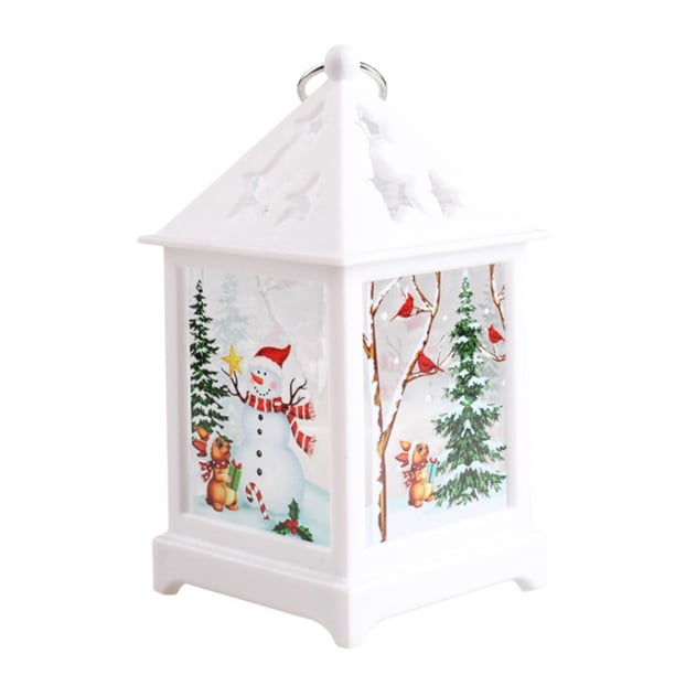 Navidad Papá Noel Luz Led Adornos De Péndulo Creativos Decoración Del Hogar De Vacaciones Luz De Noche Pequeña Advancent HA040437-04