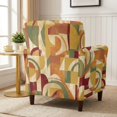 thumbnail image 2 of FKELYI Art Boho Print Armchair Slipcover Stretchable Couch Sofa Cover with Elastic Bottom Furniture Protector for Living Room Office Reception Reading Sofa, 2 of 7