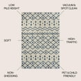 thumbnail image 3 of JONATHAN Y MOROCCAN HYPE 5 x 8 Area Rug, Aksil Moroccan Beni Souk - Cream/Navy, MOH208F-5, 3 of 9