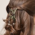 thumbnail image 3 of Pinza para el pelo: Pinzas florales, accesorio metálico antideslizante para mujer - Elegante pasador para peinados, ideal para uso diario y ocasiones especiales., 3 of 4