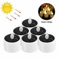 thumbnail image 6 of Geetinfly Solar Tea Lights LED Candle Light Outdoor Waterproof Energy Electronic Flickering Solar Lamp Garden Halloween Home Decor, 6 of 7
