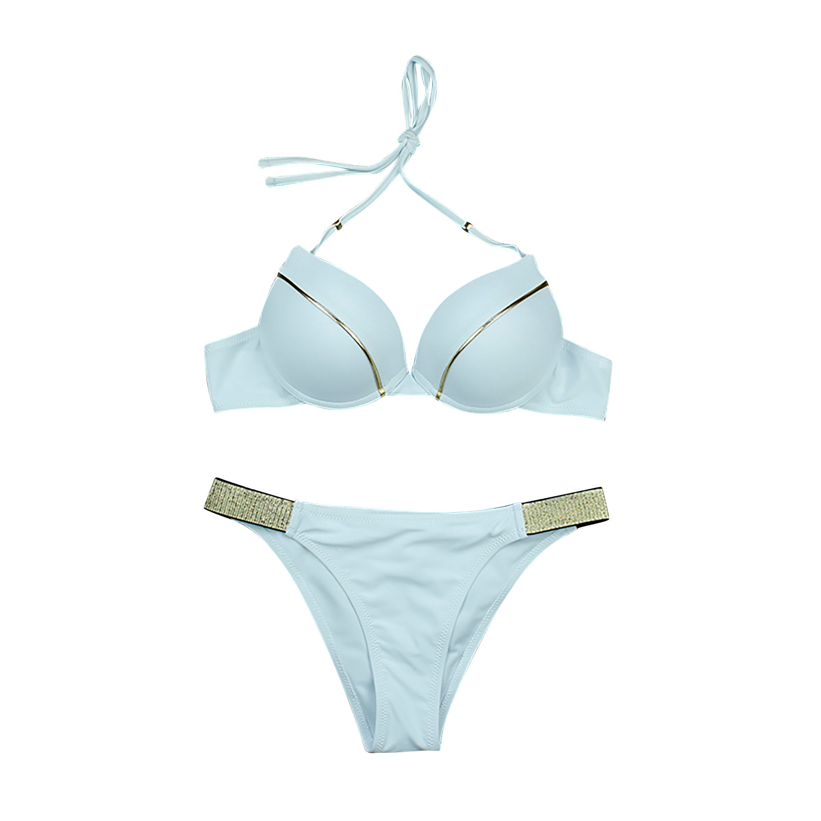 Swimsuits for Women Women's 3Point Split Bikini Swimsuit with