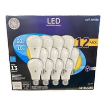 GE Soft White LED 60W Equivalent General Purpose A19 Light Bulbs (12 Pack)