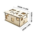 thumbnail image 3 of Pet Puzzle Toys For Indoor Pet Puzzle Toys Removable Wooden Porous Educational Toy Box Pet Snack Puzzle For Interactive Scratching Boards Relieve Boredom, 3 of 9