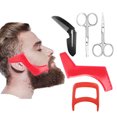 thumbnail image 3 of 5PCS Beard Care Tool Styling Beard Shaping Tool Set, 3 of 9