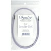 Denise Interchangeable Knit & Crochet Long Cord-24" Lavender, Pk 2